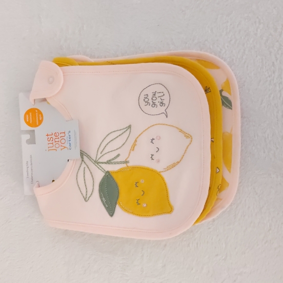 Carter's Other - Baby bibs with Lemons (set of 3)